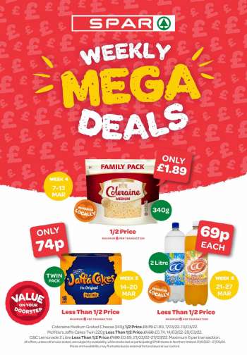 SPAR offer  - 7.3.2022 - 27.3.2022.