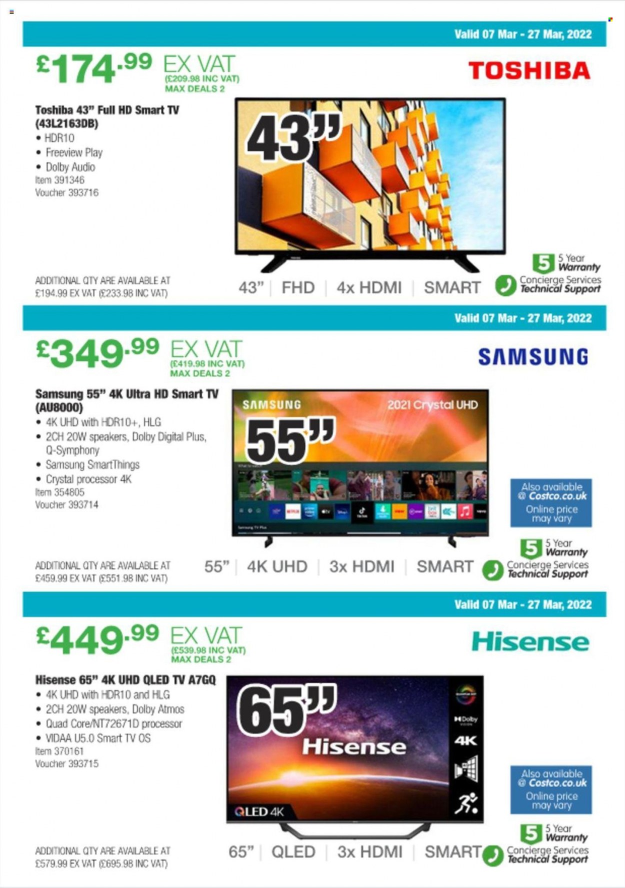 Costco offer - 07/03/2022 - 27/03/2022. Page 2
