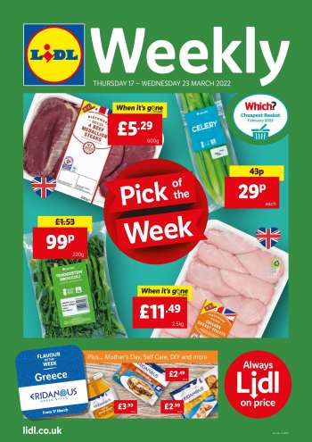 Lidl offer  - 17.3.2022 - 23.3.2022.