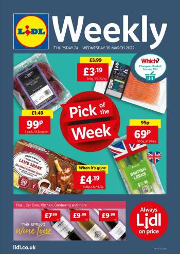 Lidl offer  - 24.3.2022 - 30.3.2022.