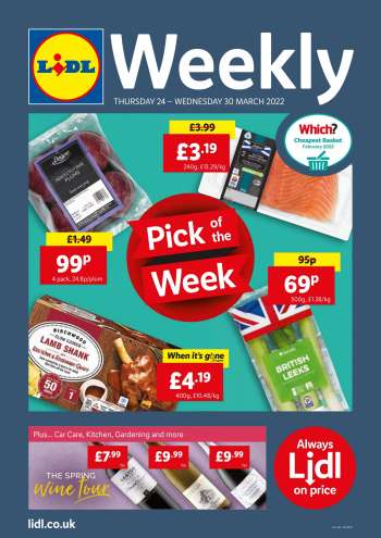 Lidl offer  - 24.3.2022 - 30.3.2022.