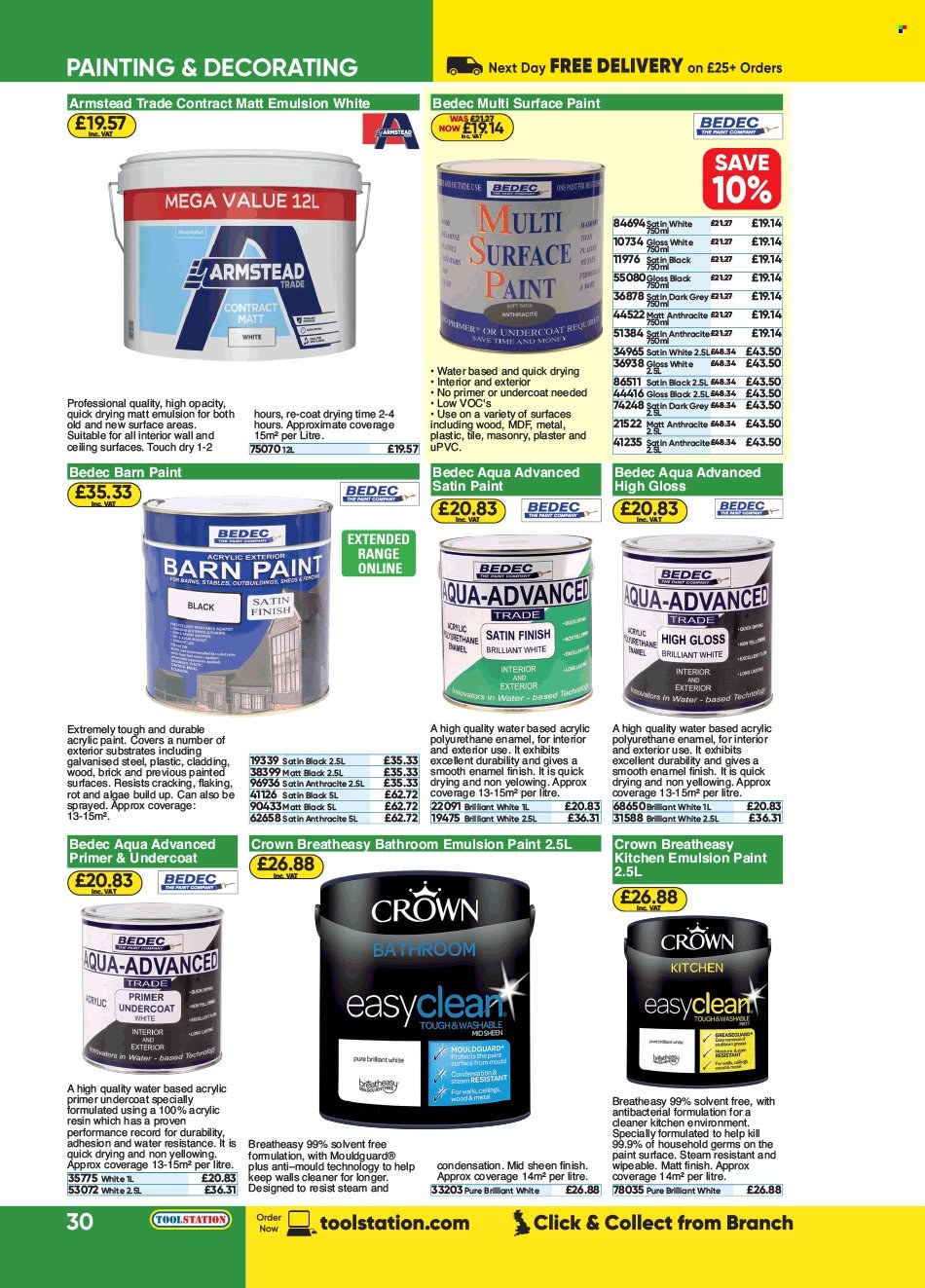 thumbnail - Toolstation offer  - Sales products - cleaner. Page 30.