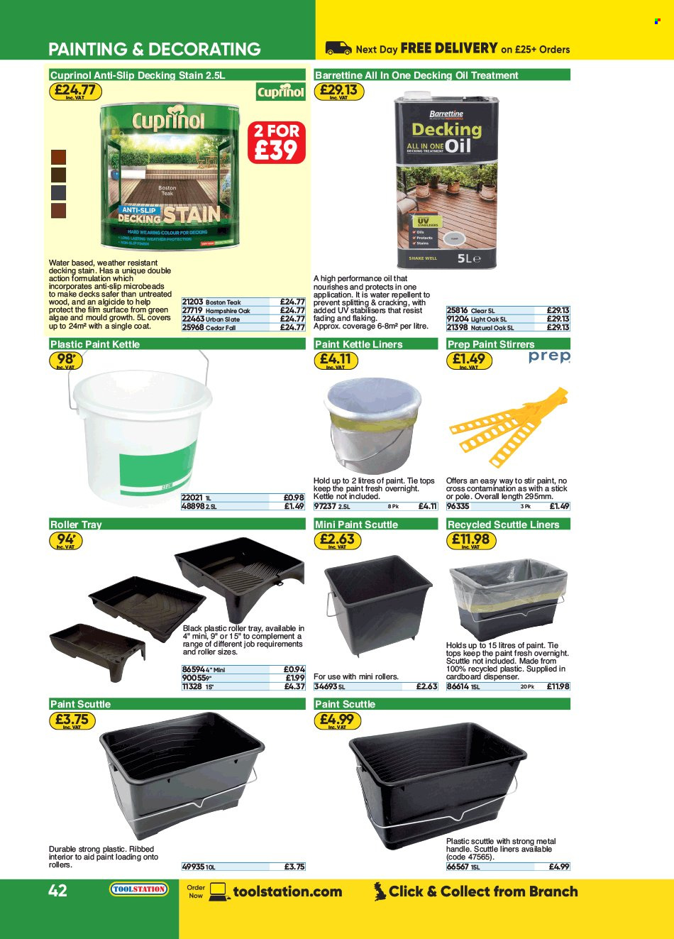thumbnail - Toolstation offer  - Sales products - dispenser, roller. Page 42.