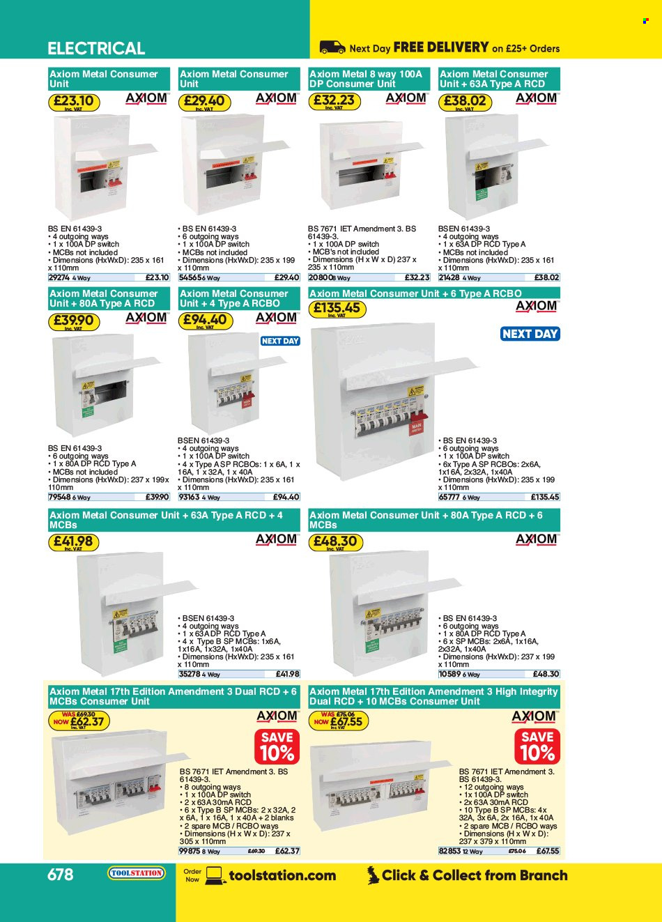 thumbnail - Toolstation offer  - Sales products - switch. Page 678.