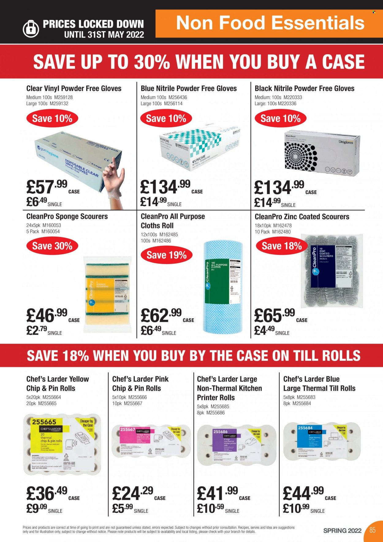 thumbnail - Makro offer  - 21/03/2022 - 31/05/2022 - Sales products - gloves, sponge, pin. Page 85.