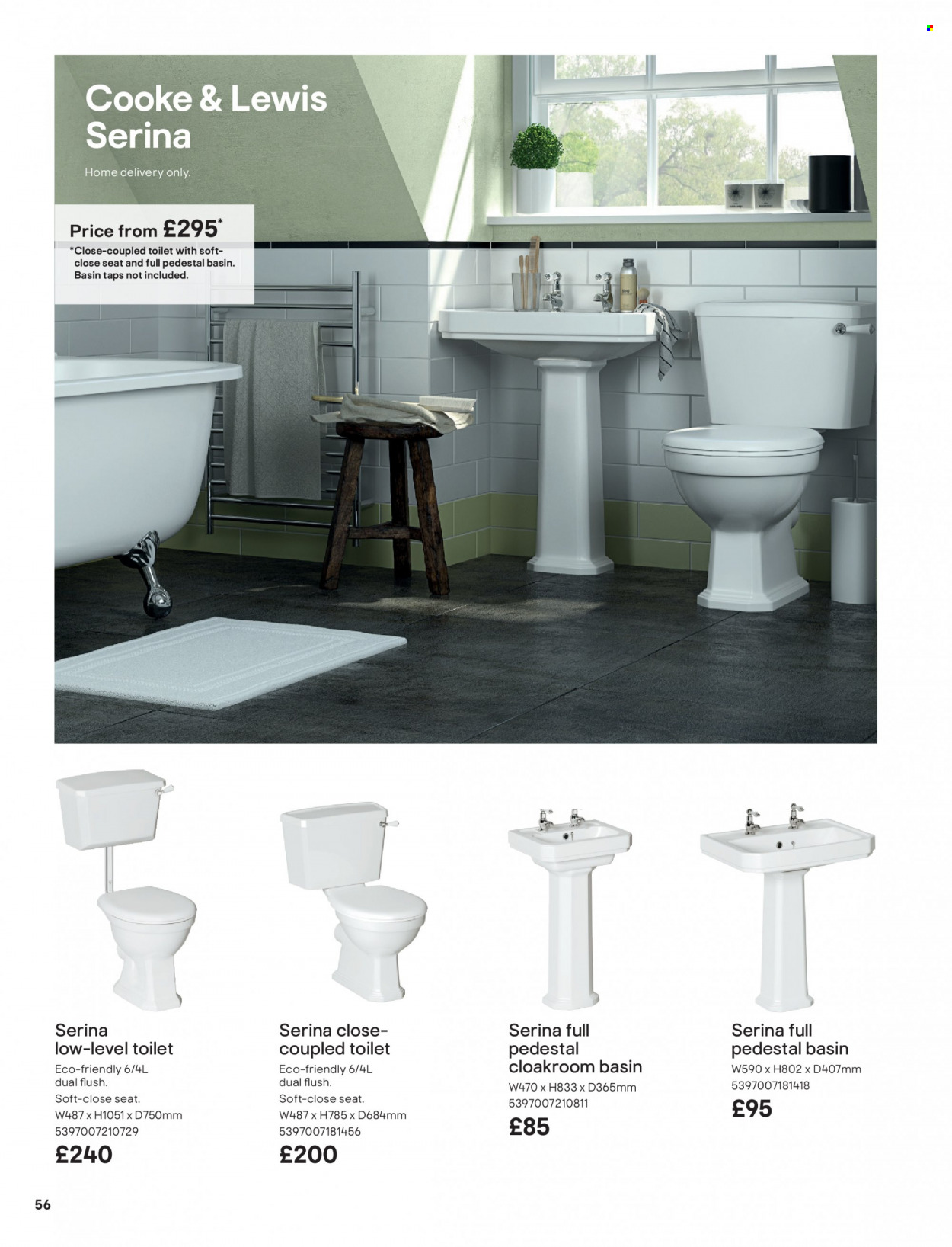 thumbnail - B&Q offer  - Sales products - toilet. Page 56.