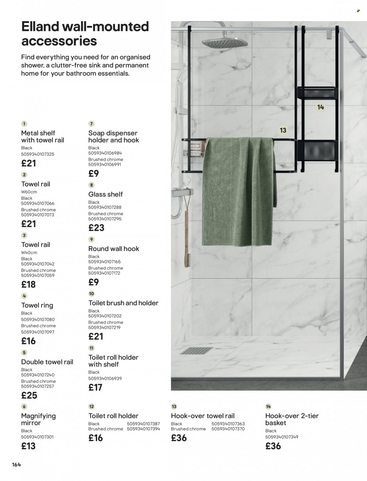 thumbnail - B&Q offer  - Sales products - sink, mirror. Page 164.