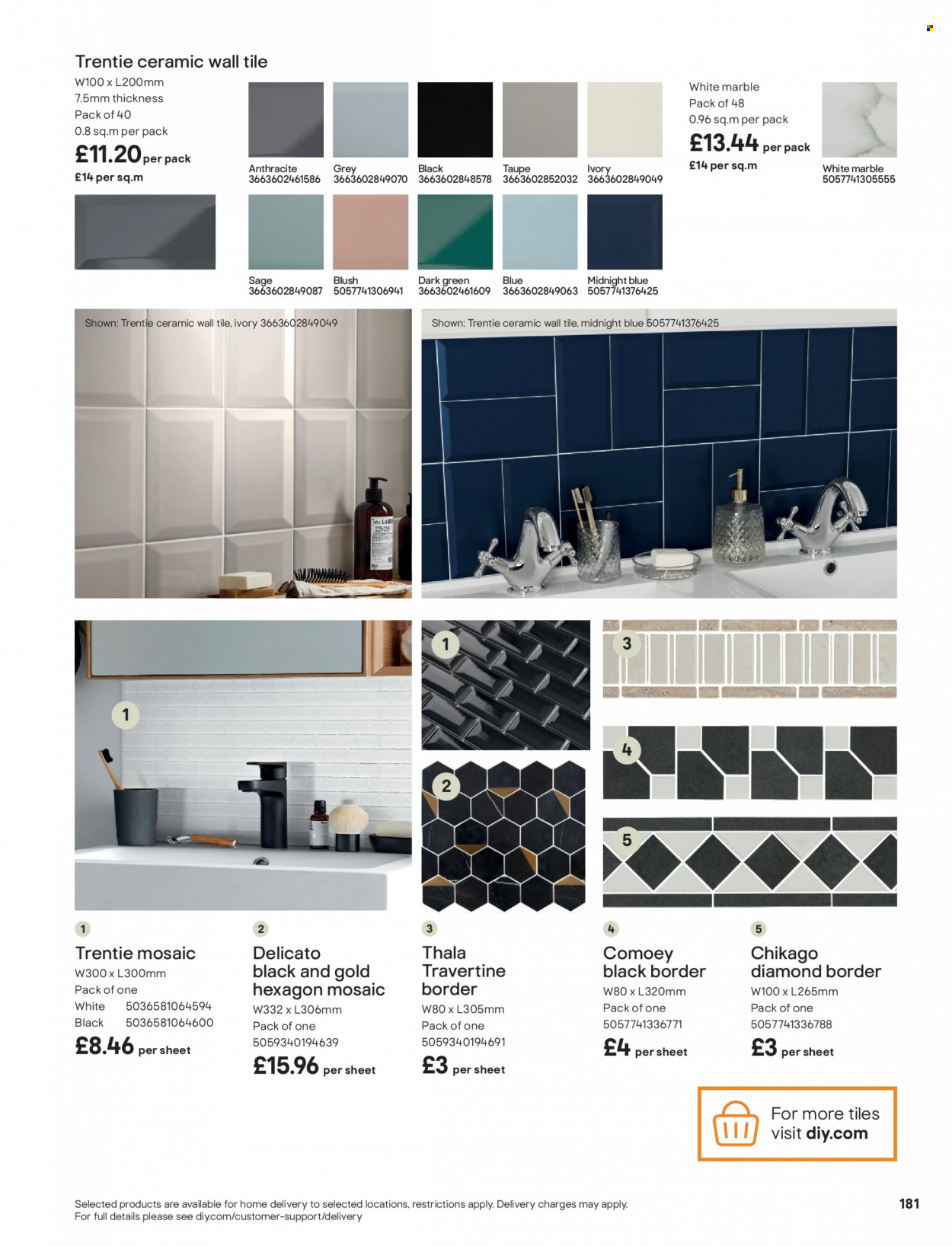 B&Q offer. Page 181