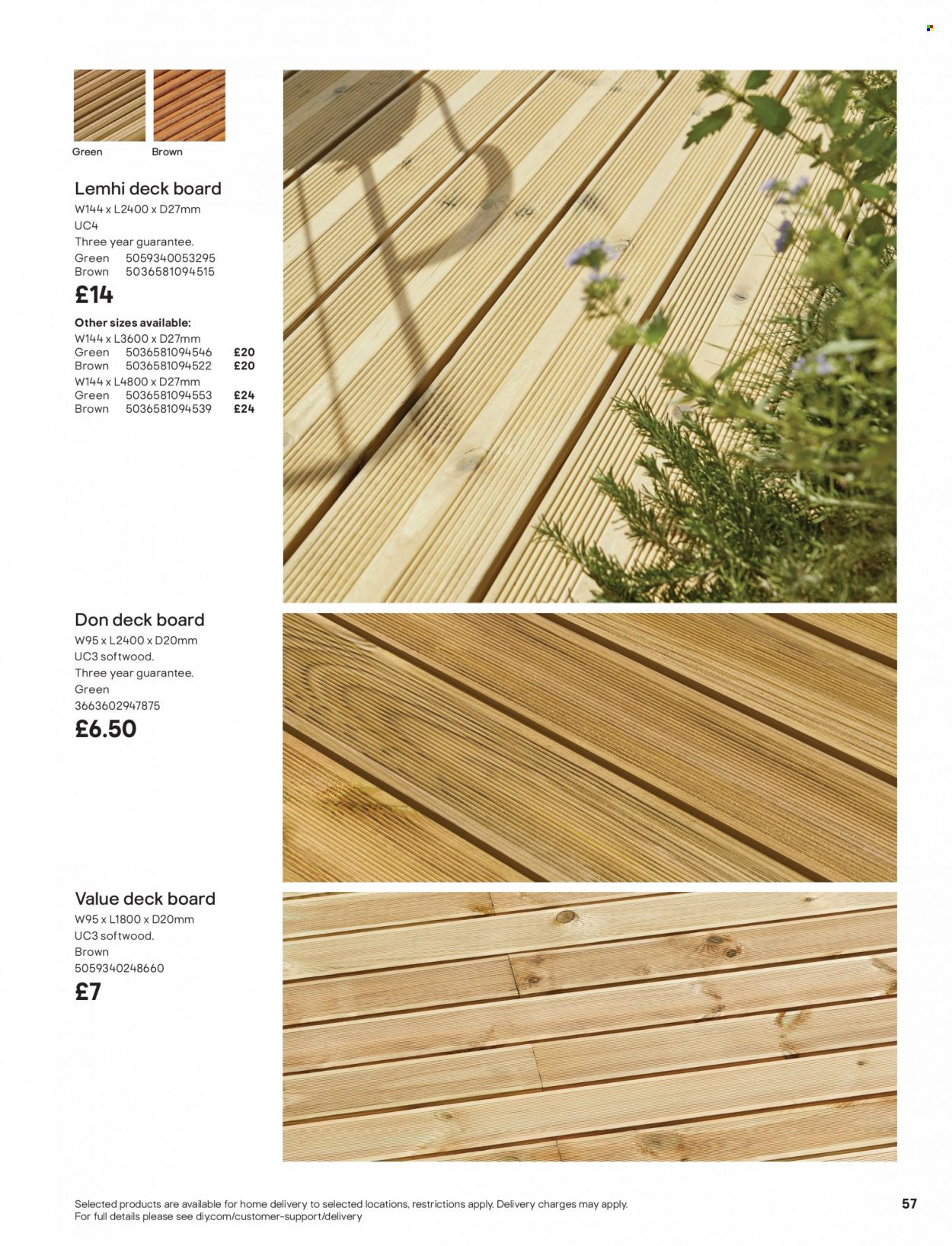 B&Q offer. Page 57