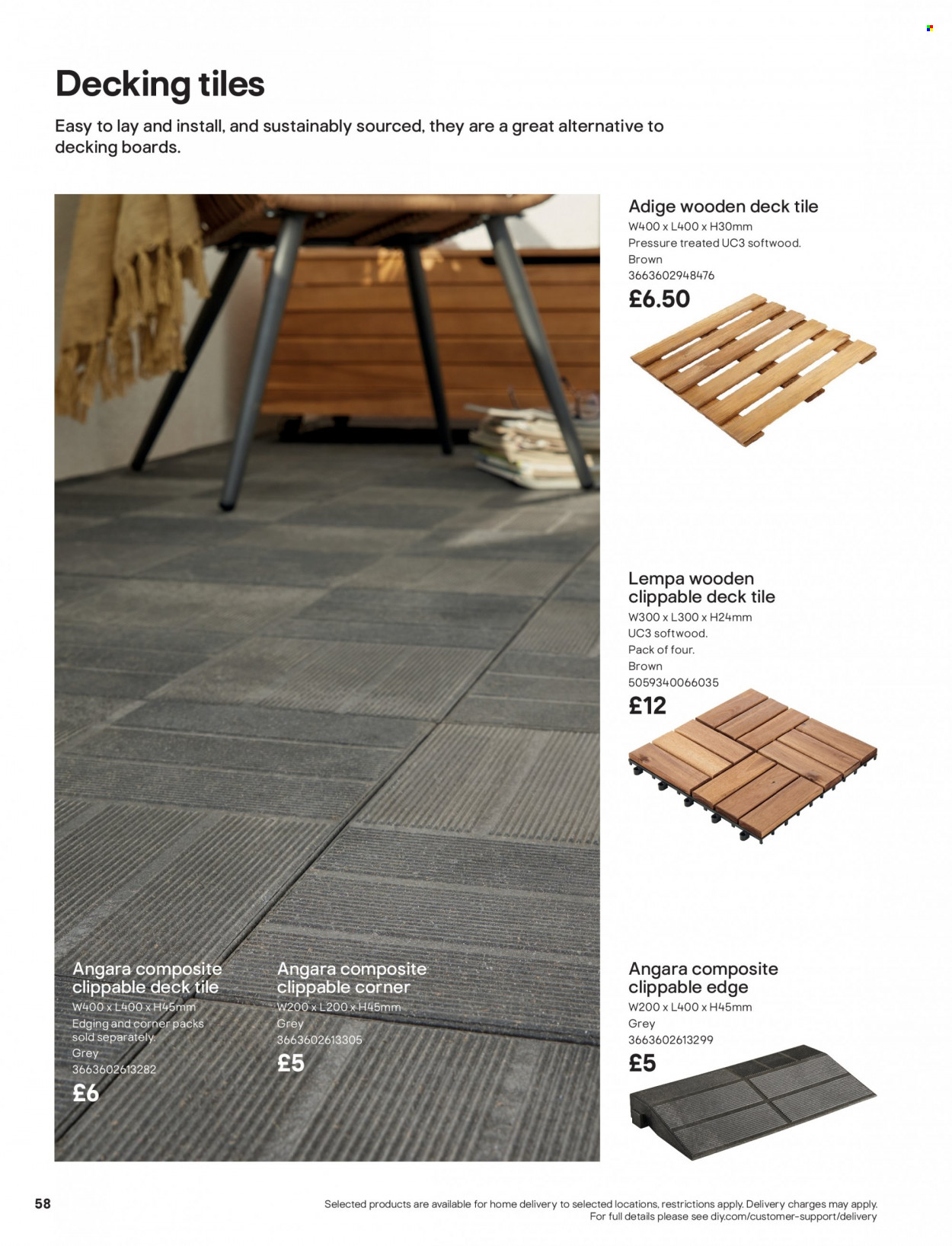 B&Q offer. Page 58