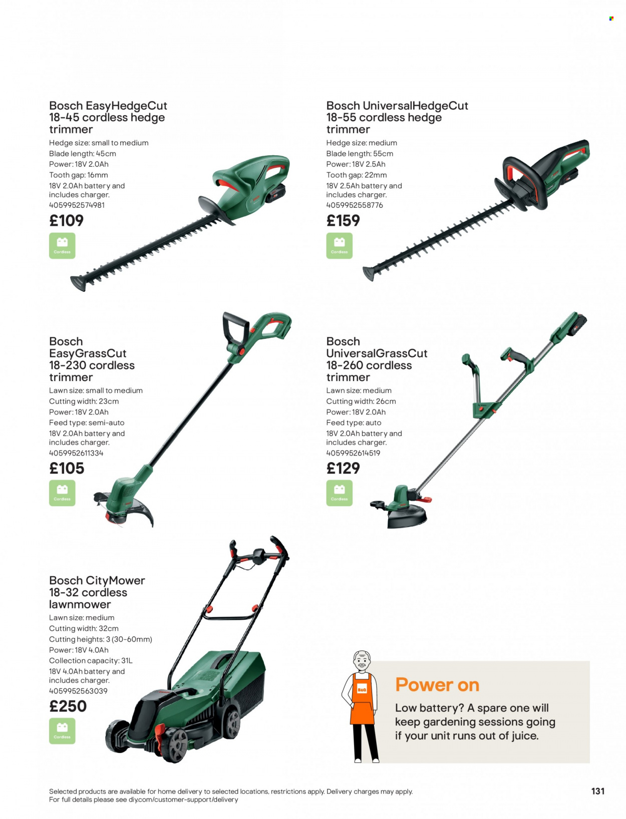 B&Q offer. Page 131