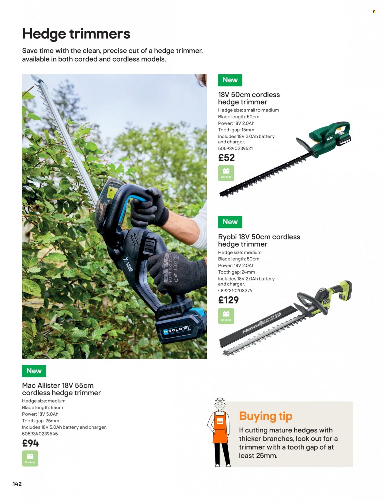 B&Q offer. Page 142