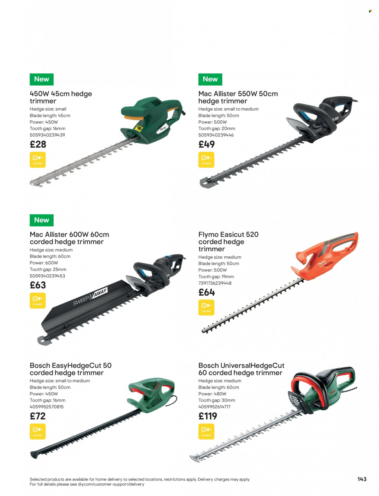 B&Q offer. Page 143