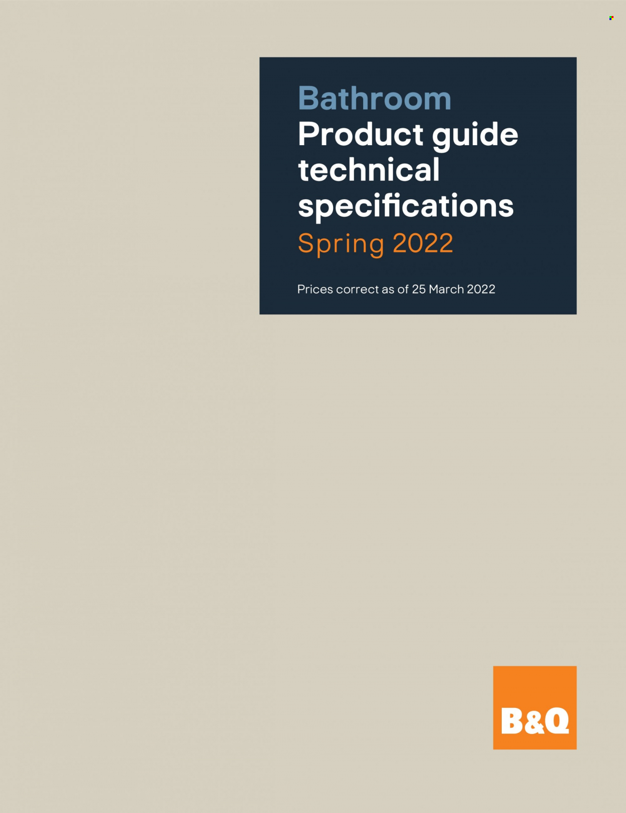 B&Q offer. Page 1