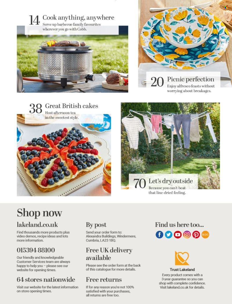 thumbnail - Lakeland offer  - Sales products - cake, Trust. Page 3.