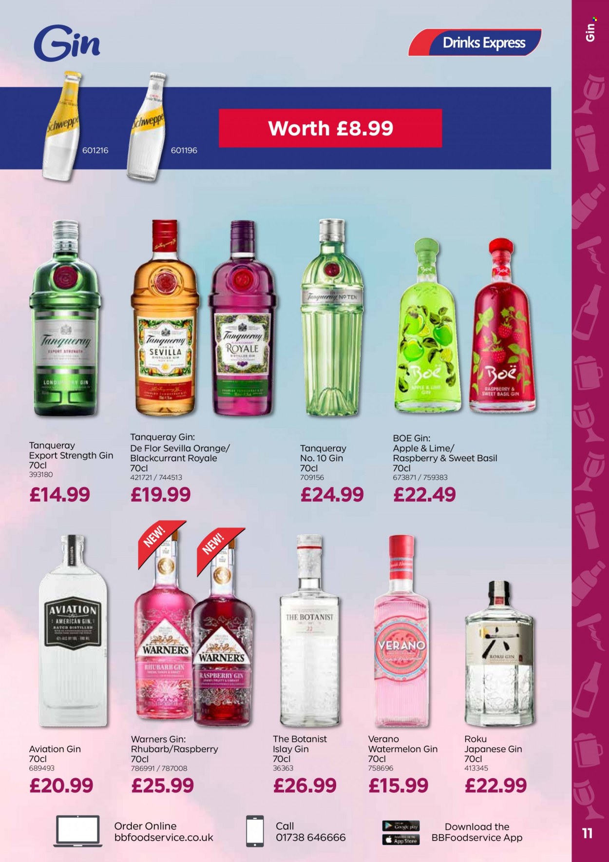 thumbnail - Bestway offer  - 01/04/2022 - 26/05/2022 - Sales products - rhubarb, watermelon, oranges, esponja, gin, japanese gin. Page 11.