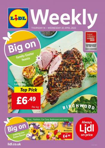 Lidl offer  - 14.4.2022 - 20.4.2022.