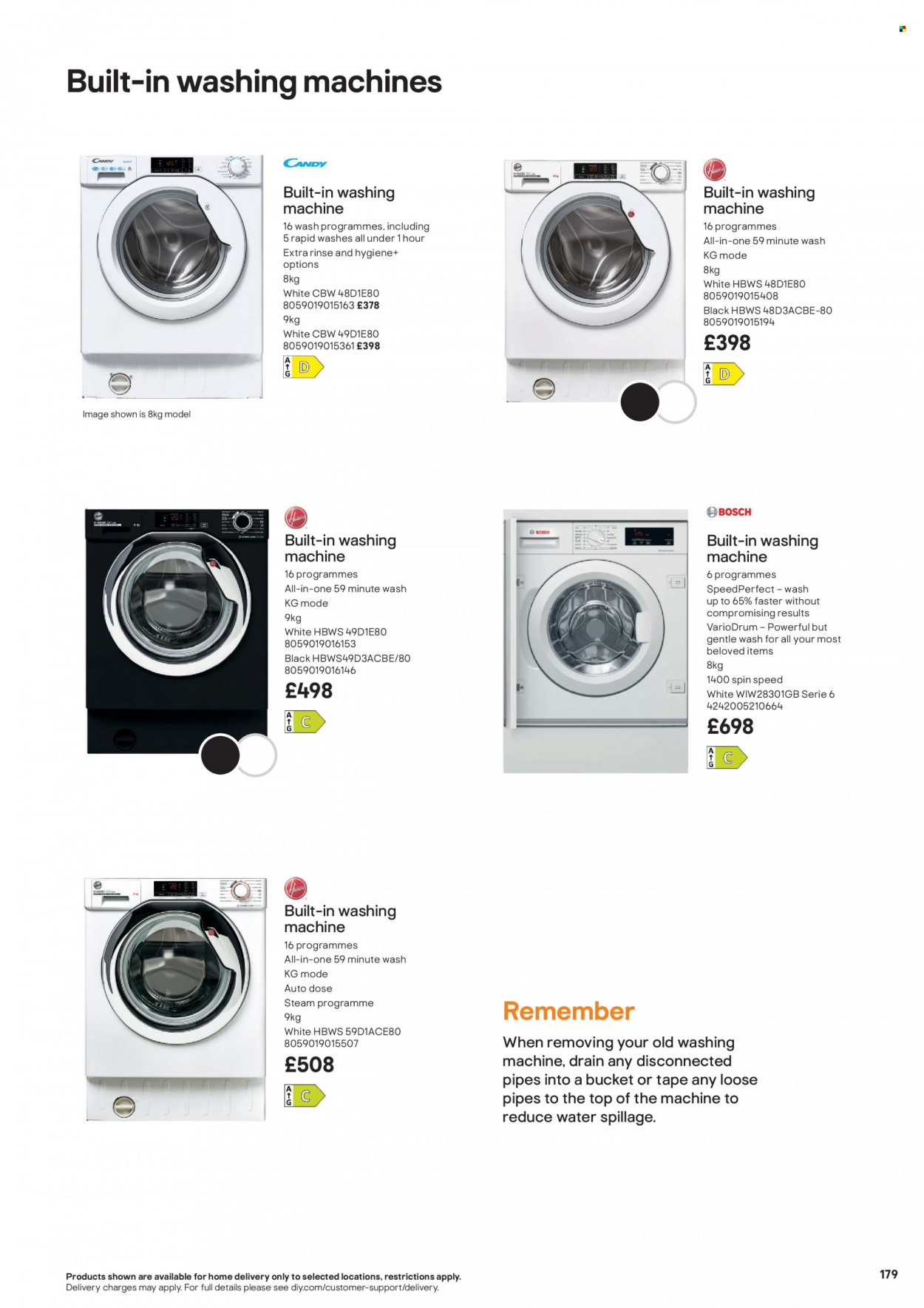 B&Q offer. Page 179