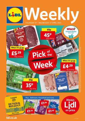 Lidl offer  - 21.4.2022 - 27.4.2022.