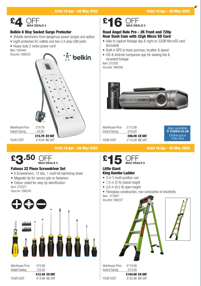 Costco offer - 18/04/2022 - 08/05/2022. Page 5