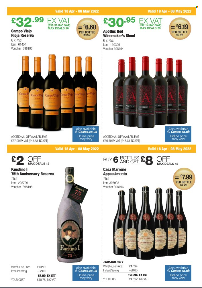 Costco offer - 18/04/2022 - 08/05/2022. Page 12