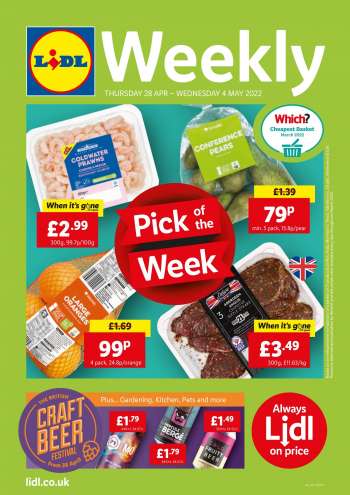 Lidl offer  - 28.4.2022 - 4.5.2022.