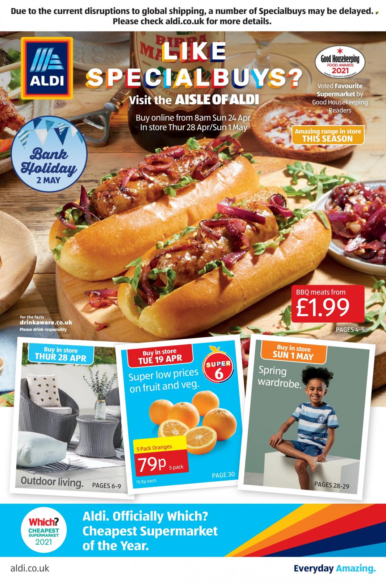 Aldi offer - 24/04/2022 - 01/05/2022. Page 1