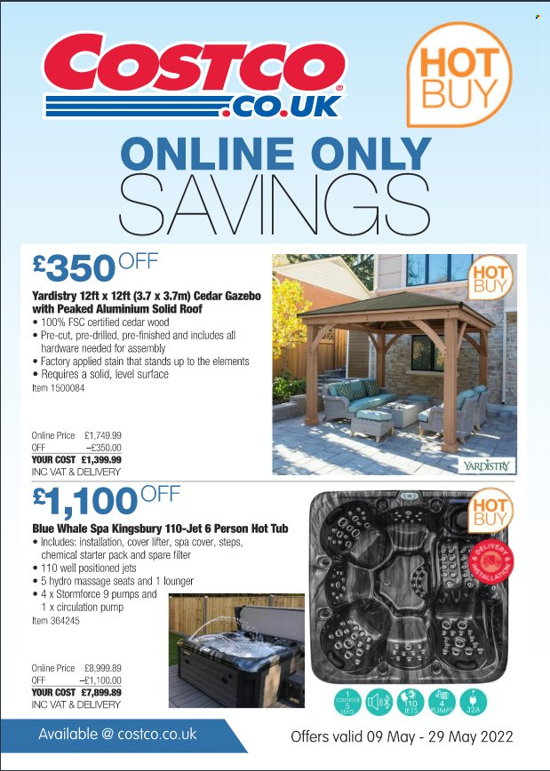 Costco offer - 09/05/2022 - 29/05/2022. Page 18