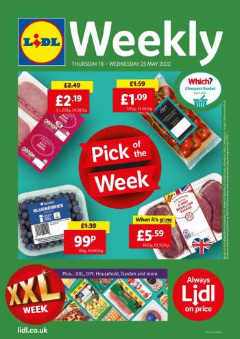 Lidl offer  - 19.5.2022 - 25.5.2022.