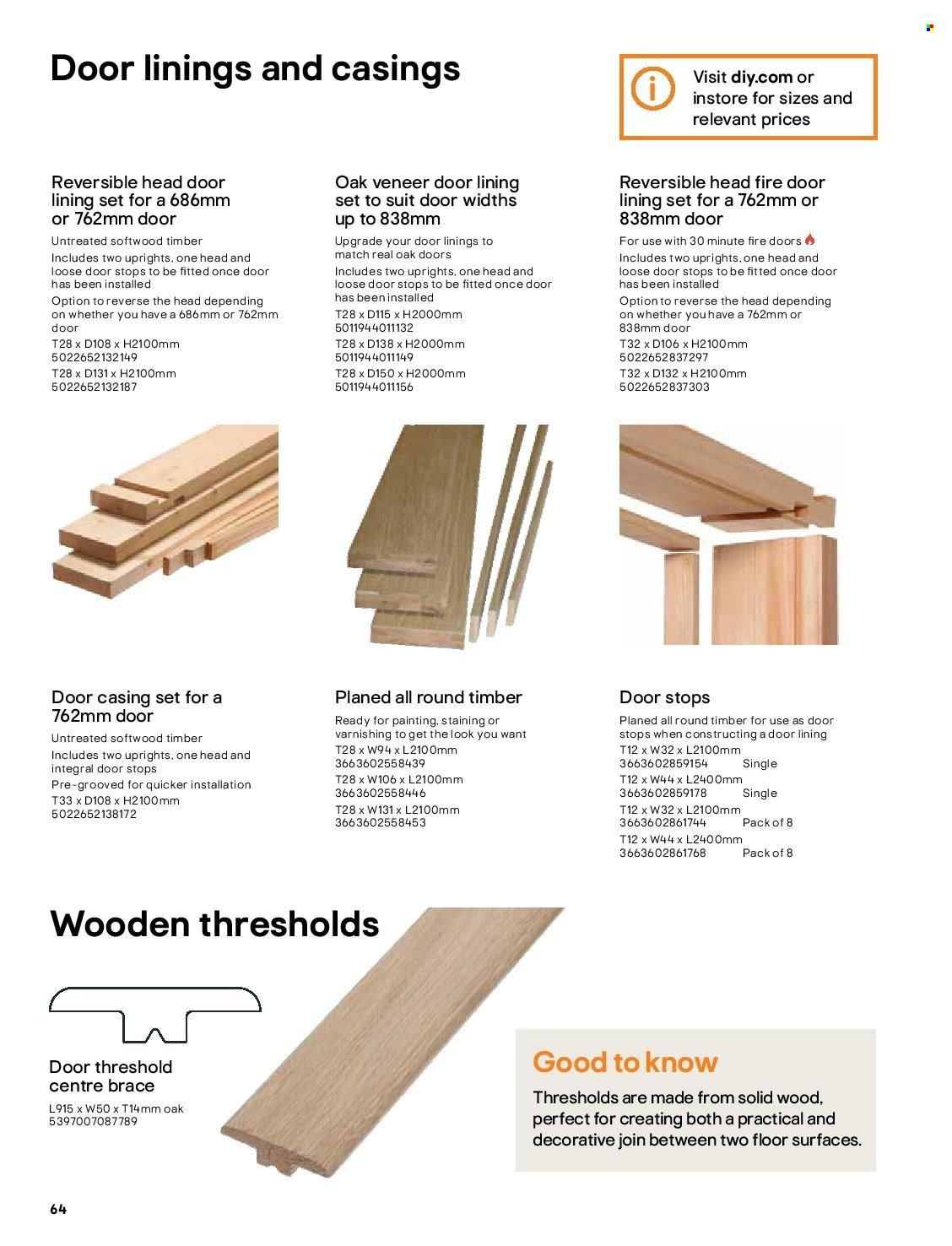 B&Q offer. Page 64