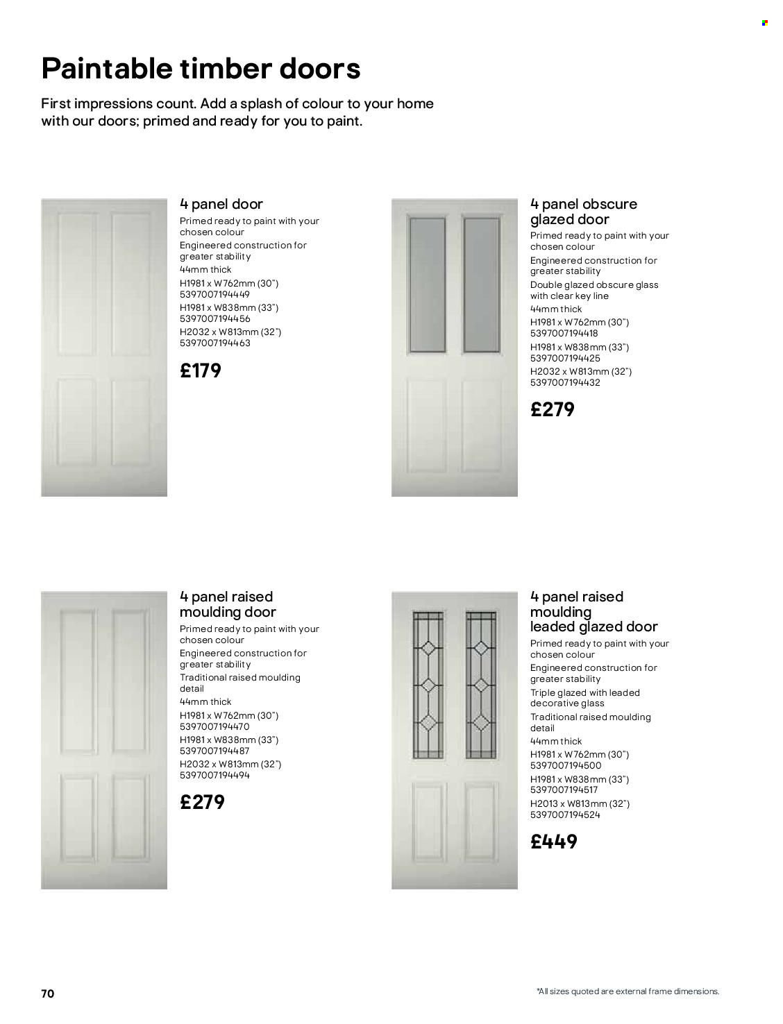 B&Q offer. Page 70