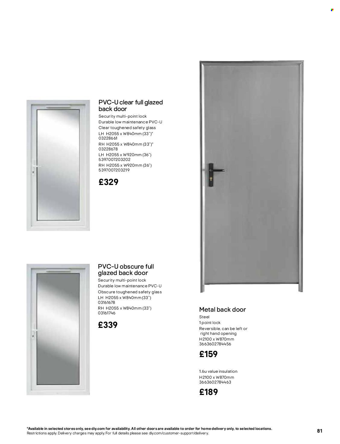 B&Q offer. Page 81