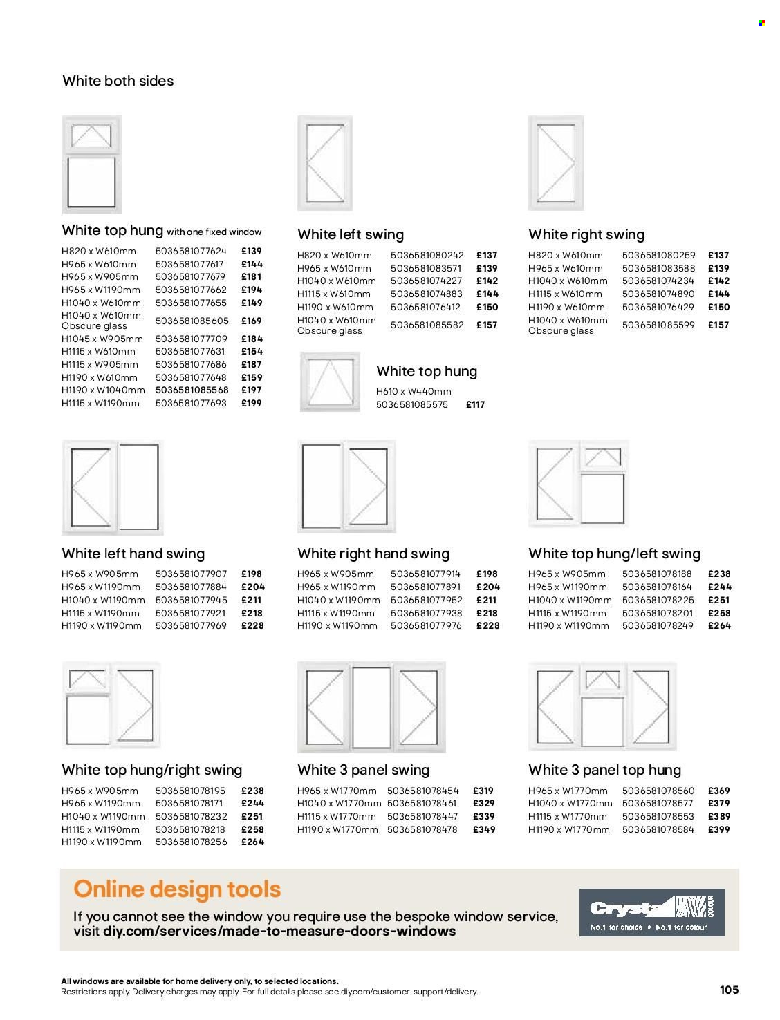 B&Q offer. Page 105