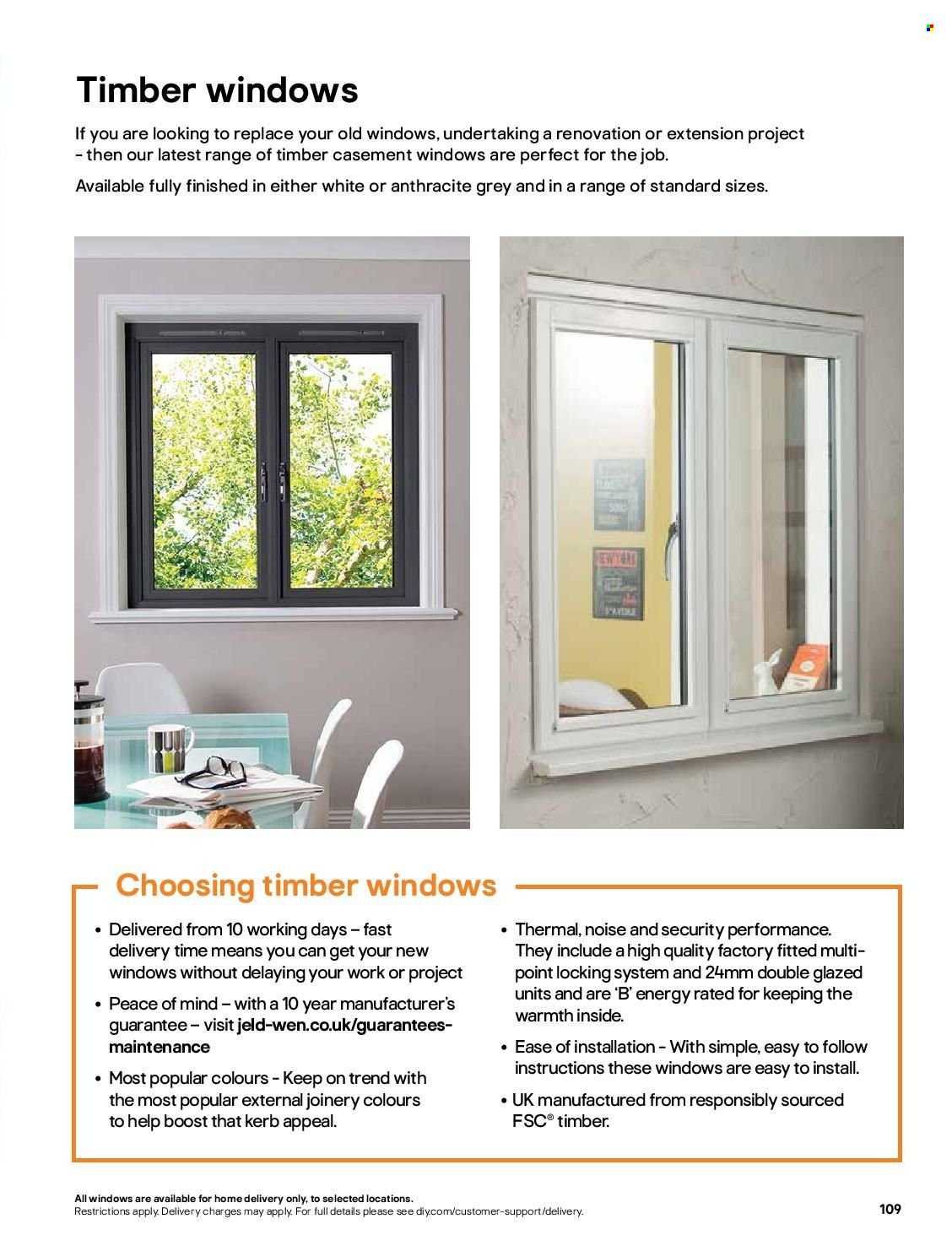B&Q offer. Page 109