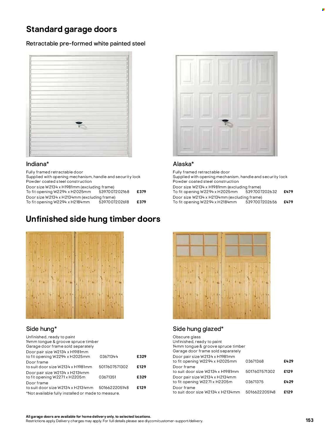 B&Q offer. Page 153