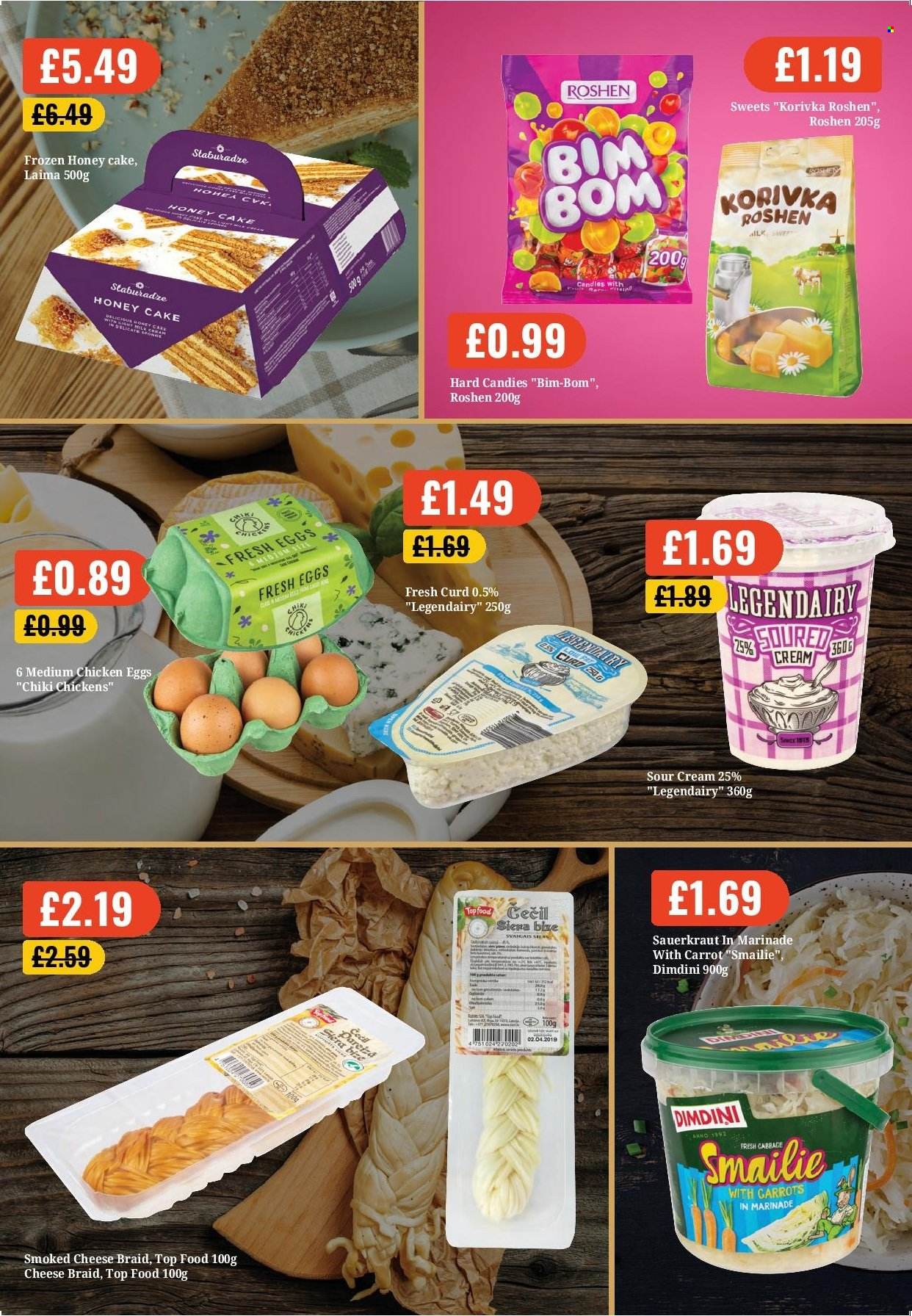 thumbnail - MyMINIMIX offer  - 16/05/2022 - 29/05/2022 - Sales products - cake, cheese, curd, eggs, sour cream, sauerkraut, marinade, honey. Page 2.