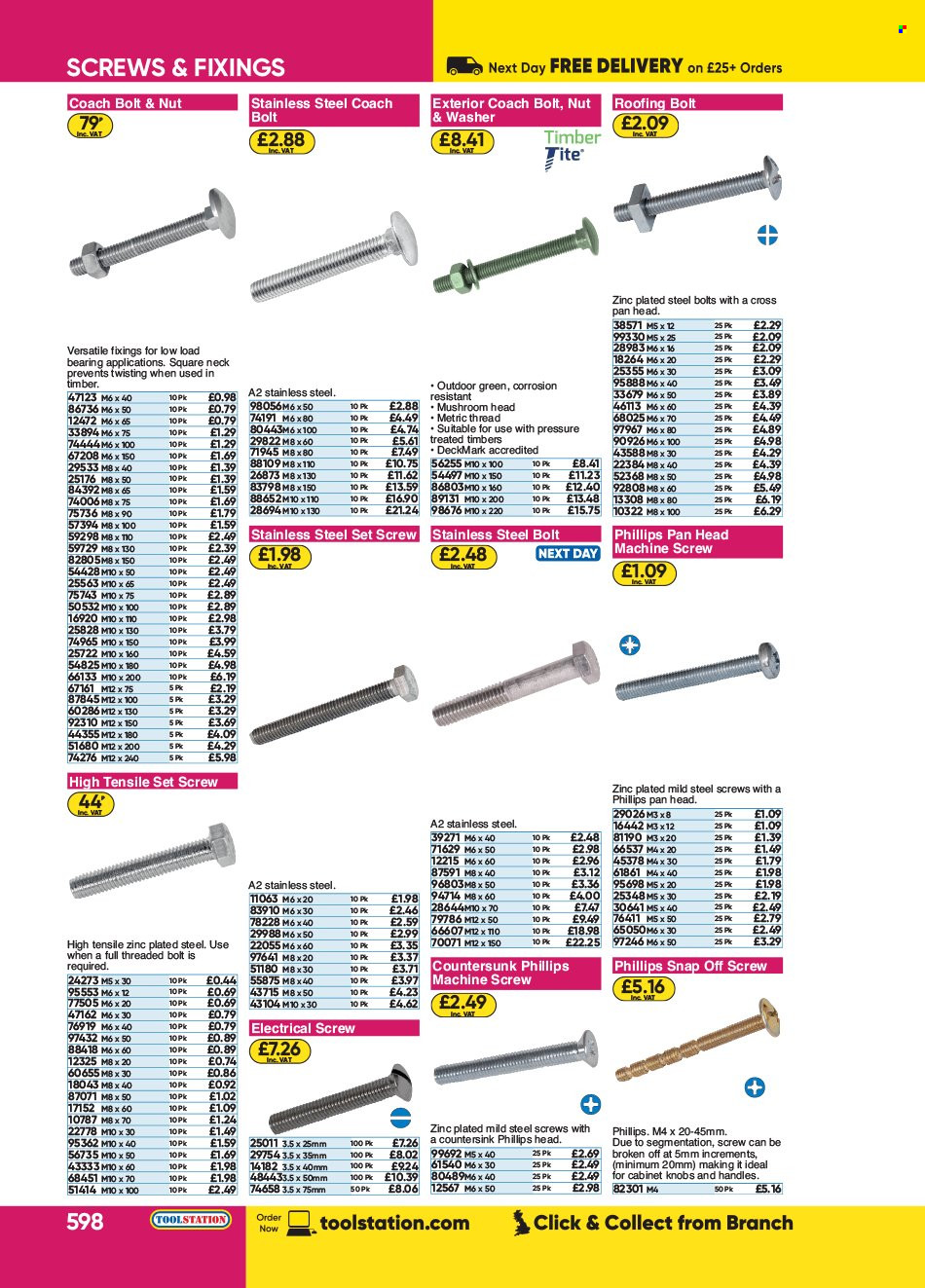 thumbnail - Toolstation offer  - Sales products - cabinet. Page 598.
