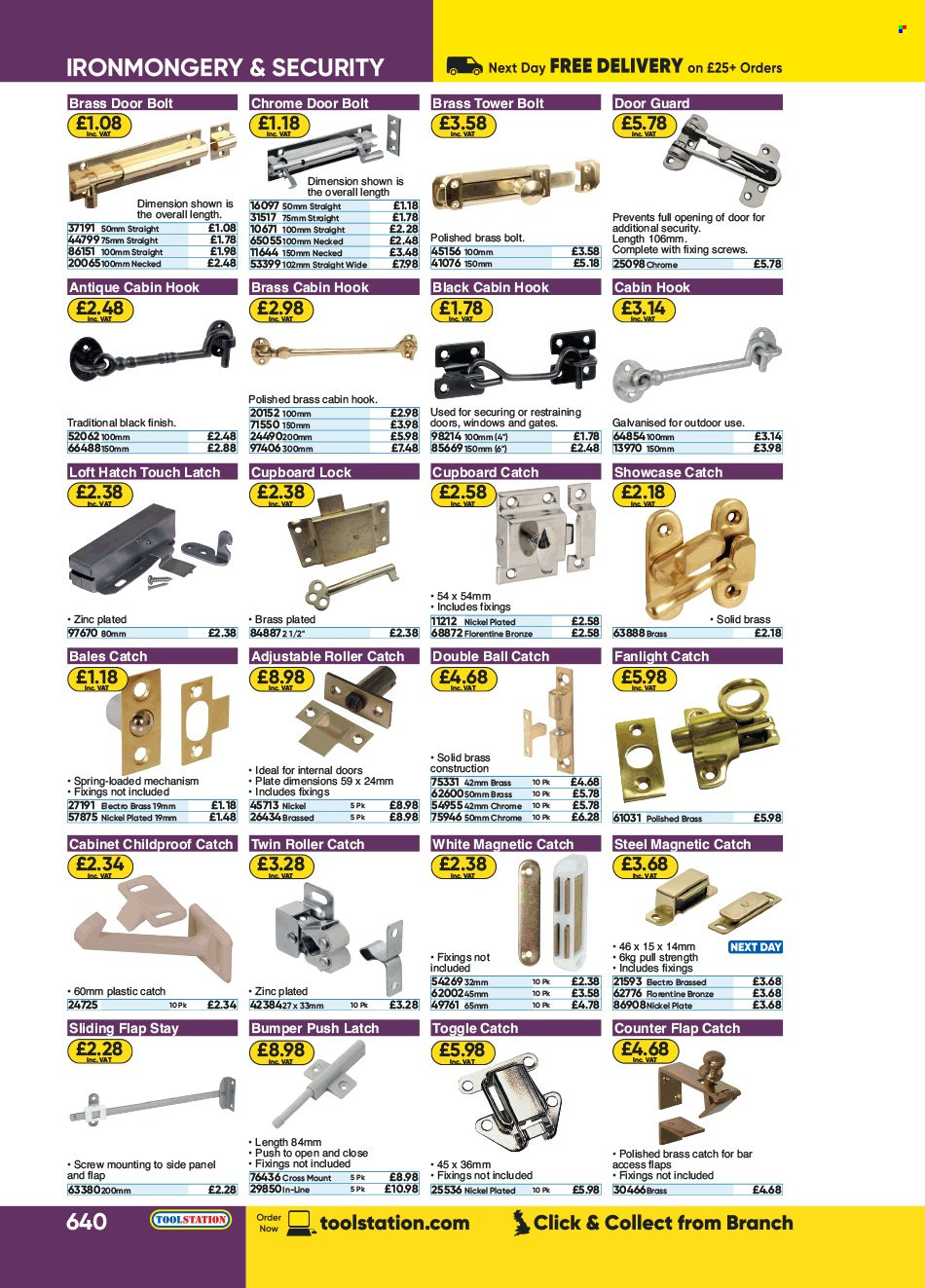 thumbnail - Toolstation offer  - Sales products - cabinet. Page 640.