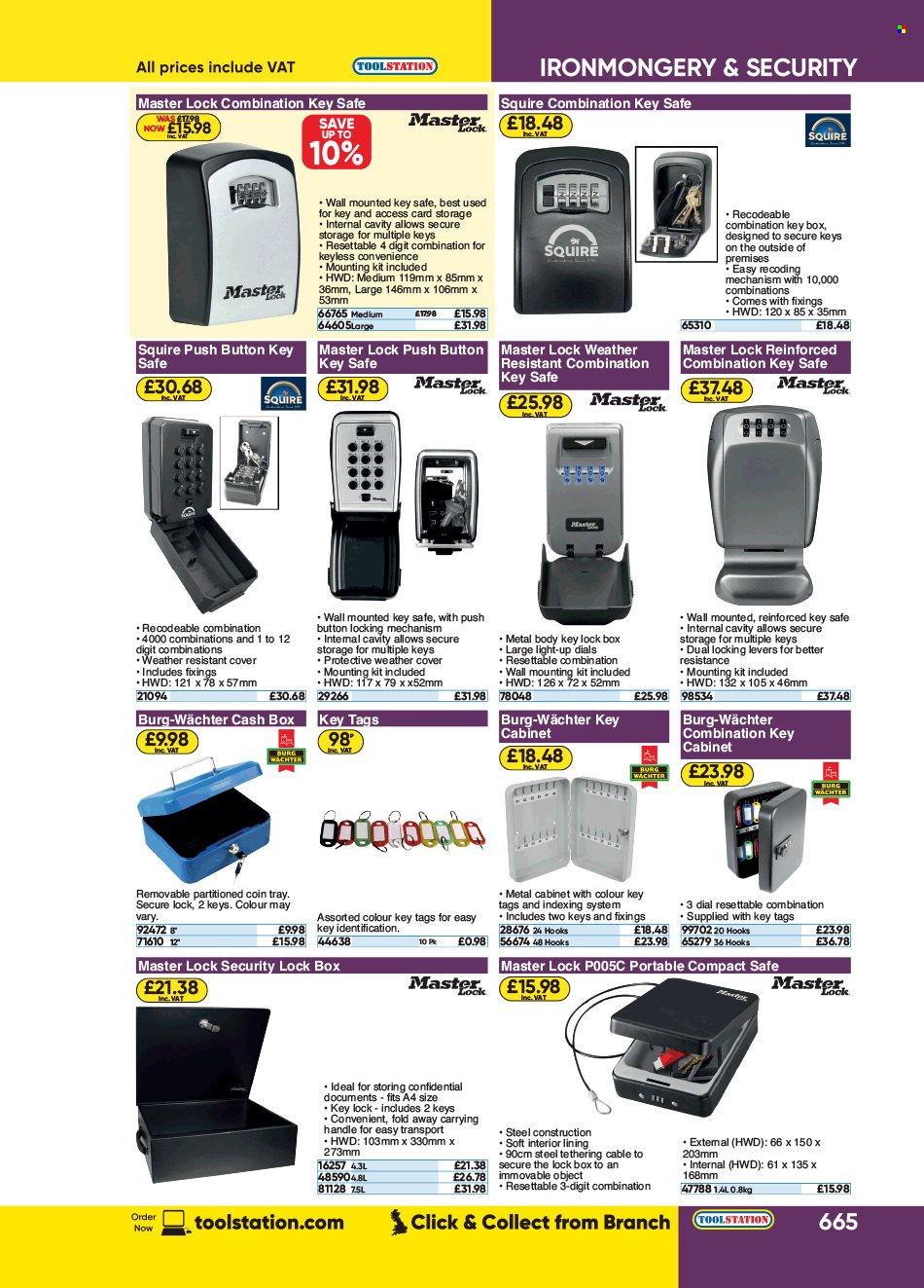 thumbnail - Toolstation offer  - Sales products - Dial, cabinet. Page 665.