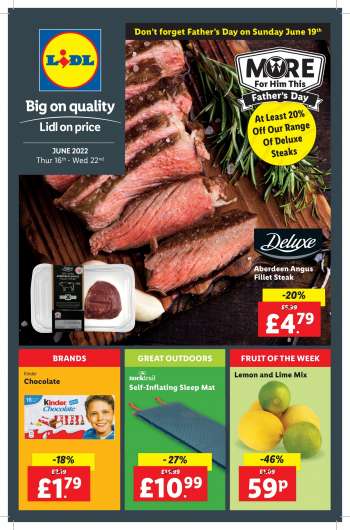 Lidl offer  - 16.6.2022 - 22.6.2022.