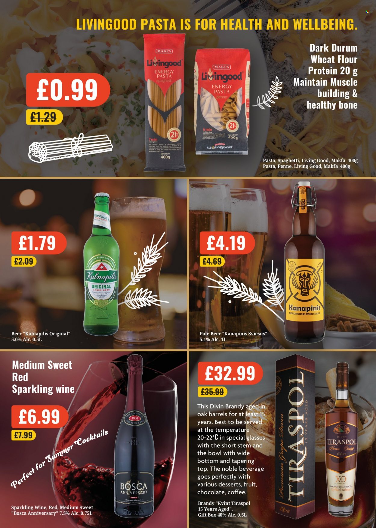 thumbnail - MyMINIMIX offer  - 27/06/2022 - 10/07/2022 - Sales products - beer, spaghetti, pasta, chocolate, flour, wheat flour, penne, coffee, sparkling wine, wine, brandy. Page 4.