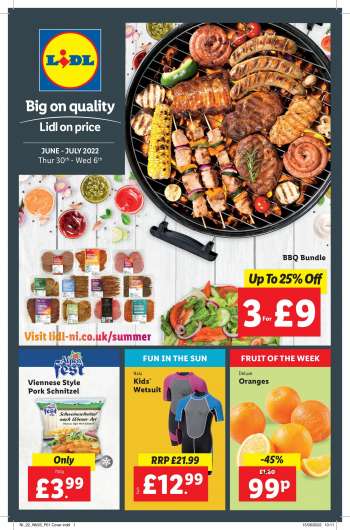 Lidl offer  - 30.6.2022 - 6.7.2022.