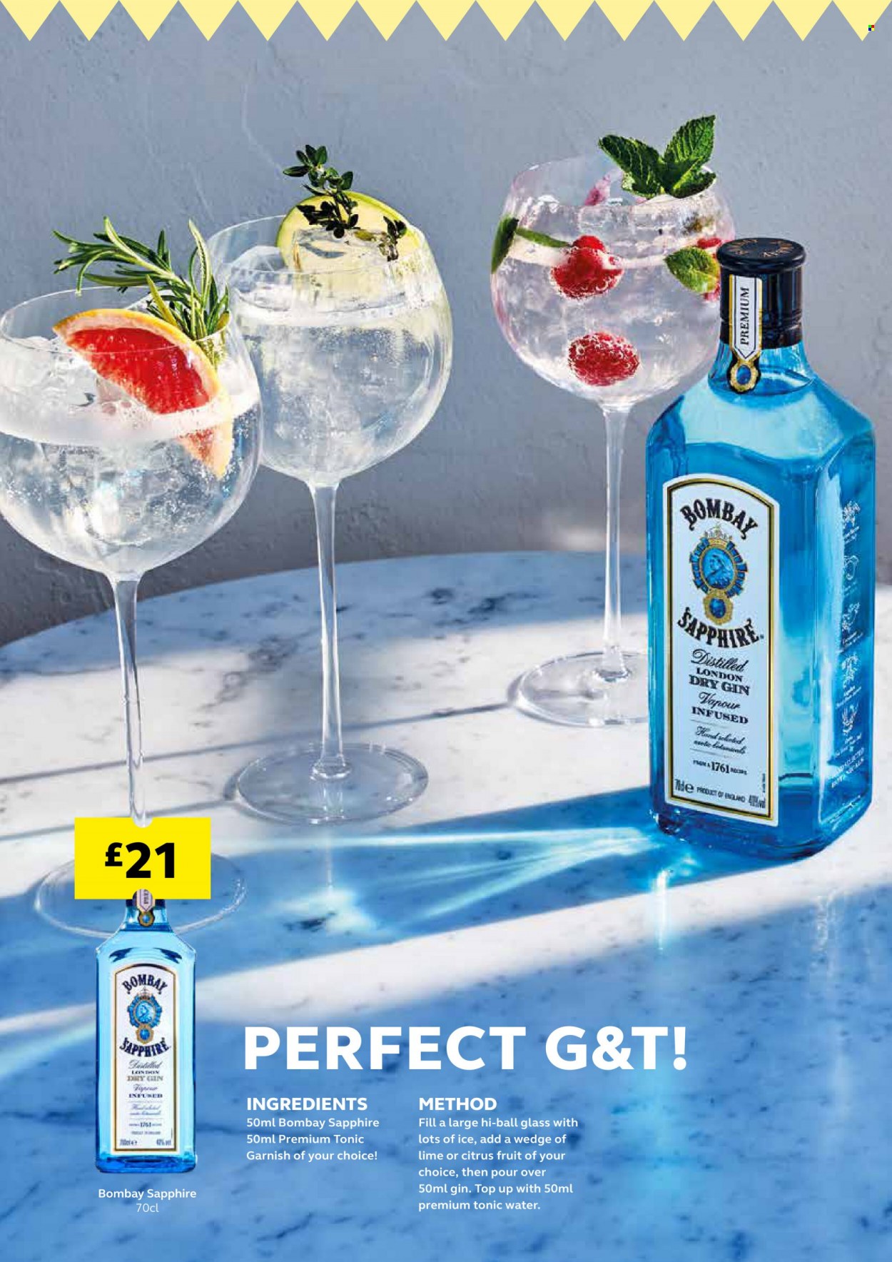 thumbnail - SuperValu offer  - Sales products - tonic, gin. Page 12.