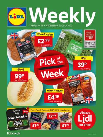 Lidl offer  - 14.7.2022 - 20.7.2022.