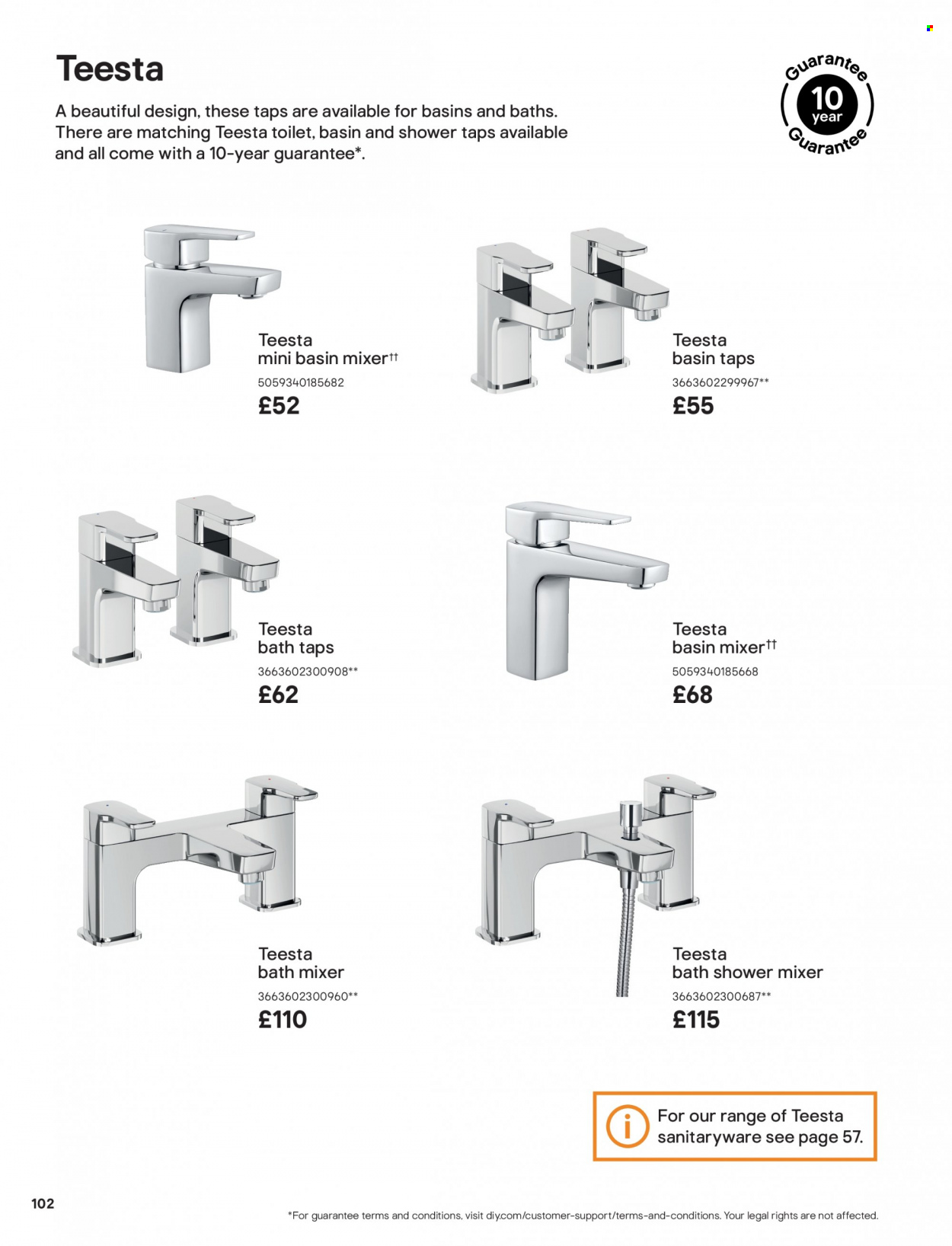 B&Q offer. Page 102
