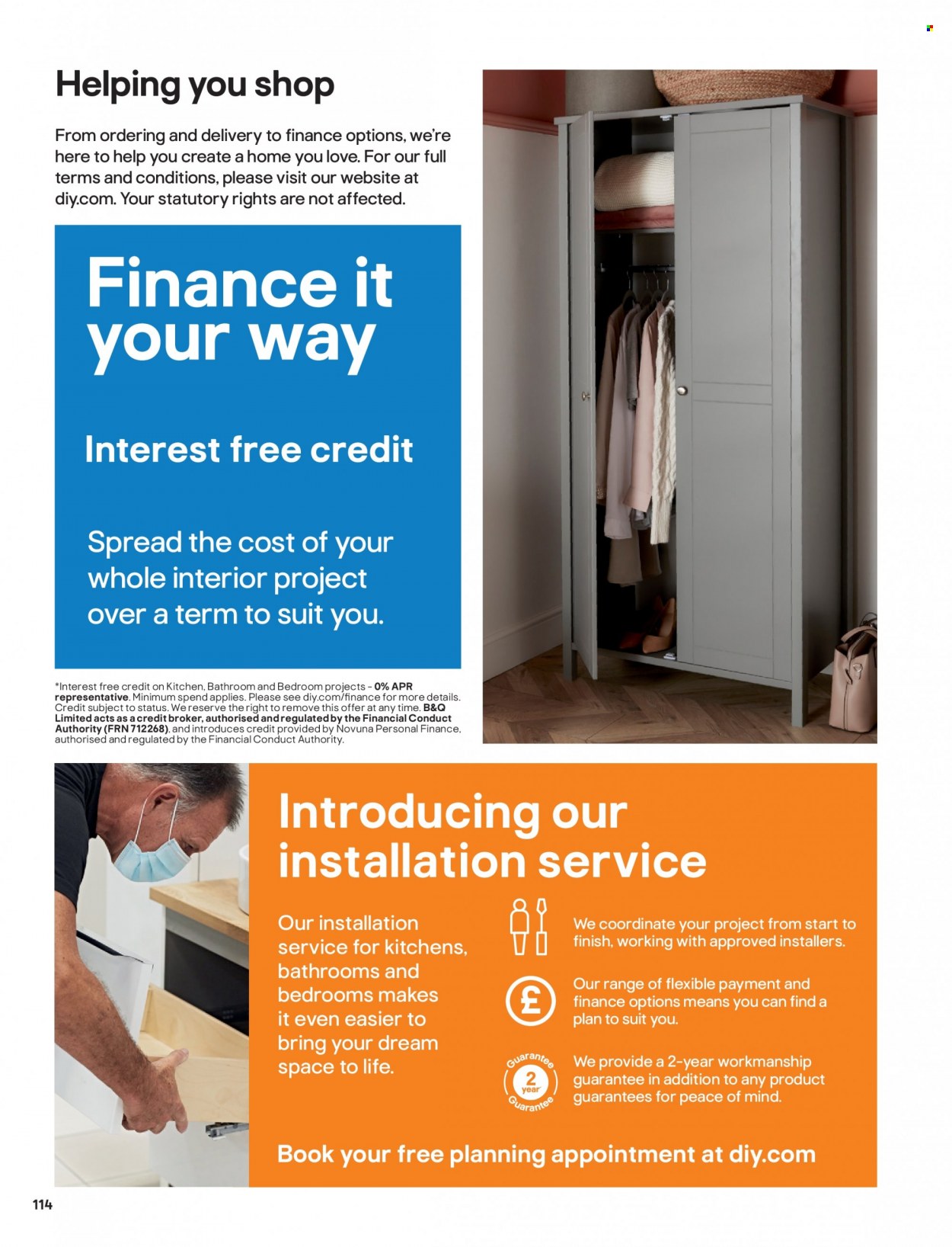 B&Q offer. Page 114