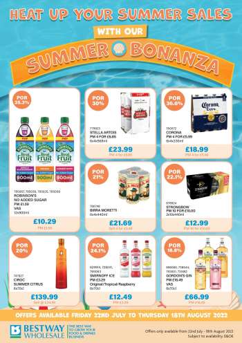 Bestway offer  - 22.7.2022 - 15.9.2022.