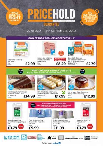 Bestway offer  - 22.7.2022 - 15.9.2022.