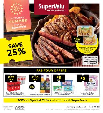 SuperValu offer  - 25.7.2022 - 13.8.2022.