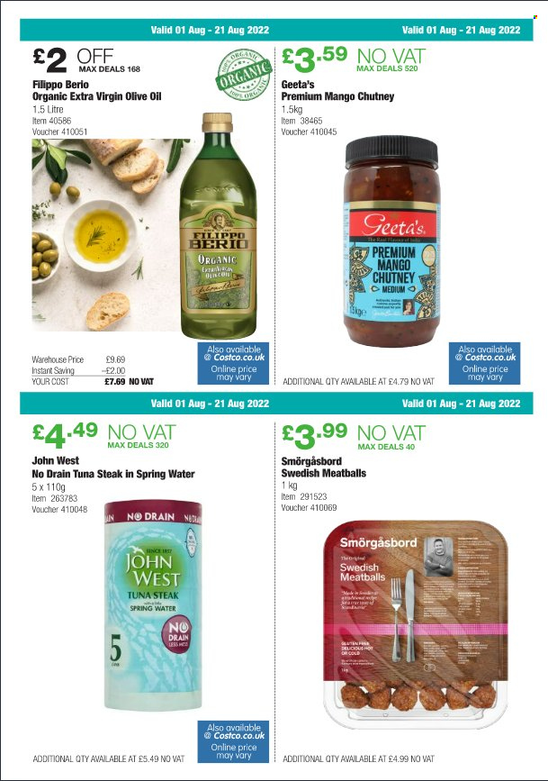 Costco offer - 01/08/2022 - 21/08/2022. Page 6